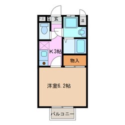 ラックス山城の物件間取画像